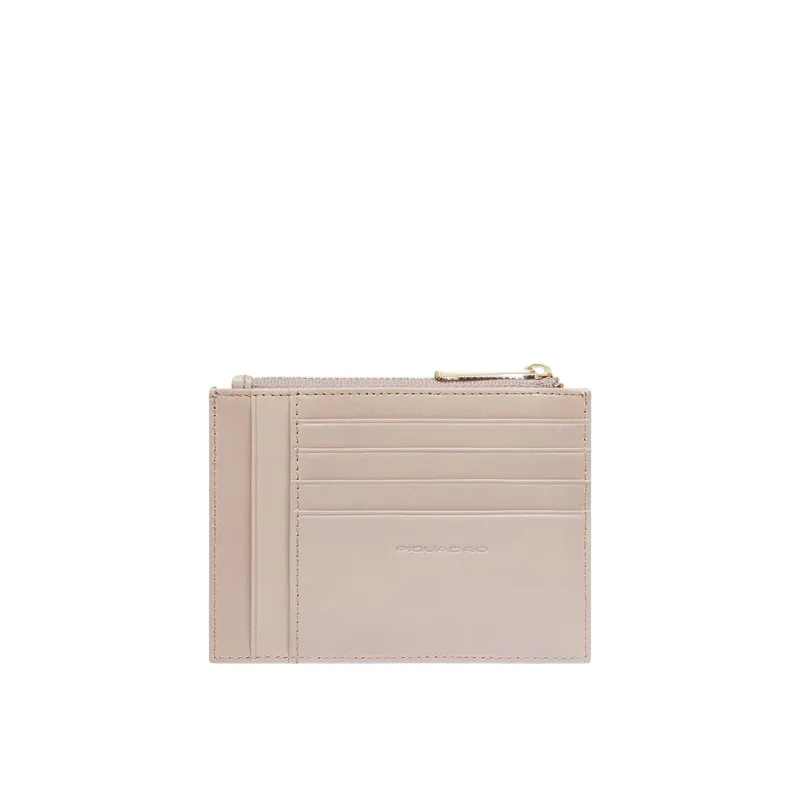 Damen-Münzbeutel mit Kartenfächern Piquadro Blue Square,... 2