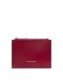 Damen-Münzbeutel mit Kartenfächern Piquadro Blue Square, schwarz