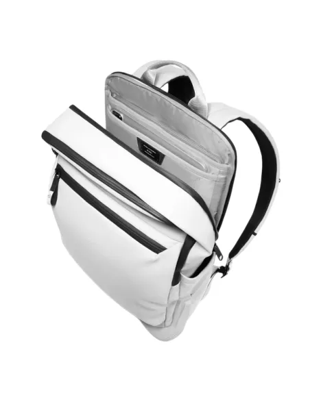 Piquadro C2OW Laptop-Rucksack aus wasserdichtem Stoff, weiß