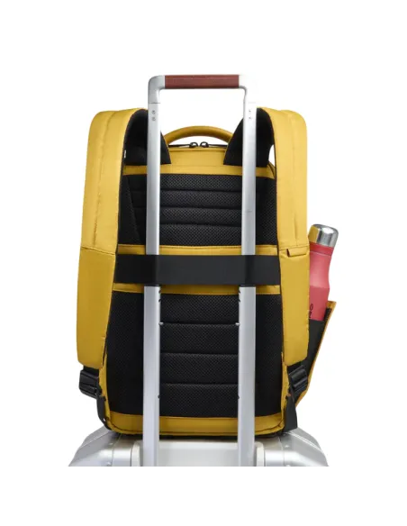 Reiserucksack im Ryanair-Format mit Laptop-Fach Piquadro Wollem, gelb