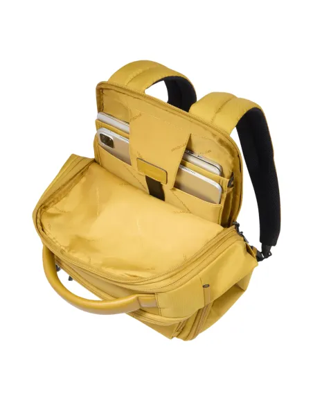 Reiserucksack im Ryanair-Format mit Laptop-Fach Piquadro Wollem, gelb