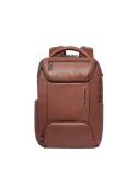 Piquadro Cronus small backpack with 13.3 laptop compartment, brown
