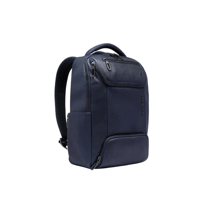 Kleiner Rucksack mit 13.3 Laptopfach Piquadro Cronus, blau 2