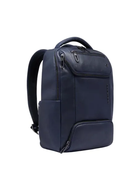 Kleiner Rucksack mit 13.3 Laptopfach Piquadro Cronus, blau