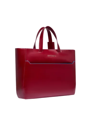 Piquadro Blue Square shopping bag, red