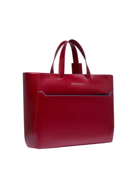 Piquadro Blue Square shopping bag, red
