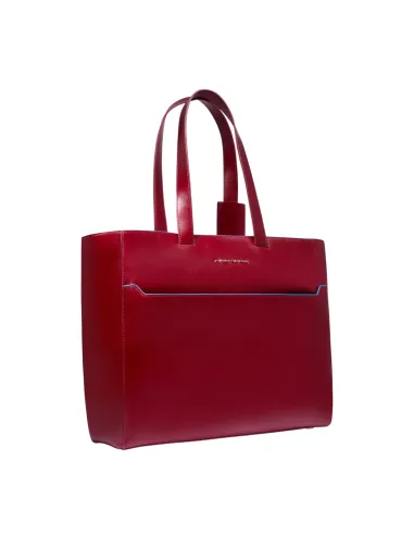 Piquadro Blue Square shopping bag, red