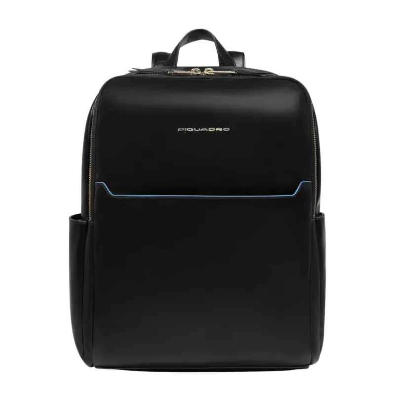 Zaino donna porta pc da 14 Piquadro Blue Square, nero