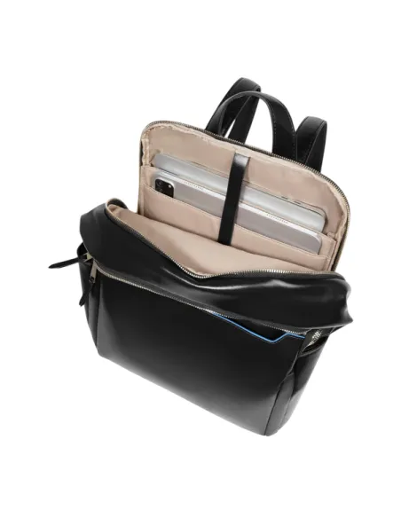 Zaino donna porta pc da 14 Piquadro Blue Square, nero