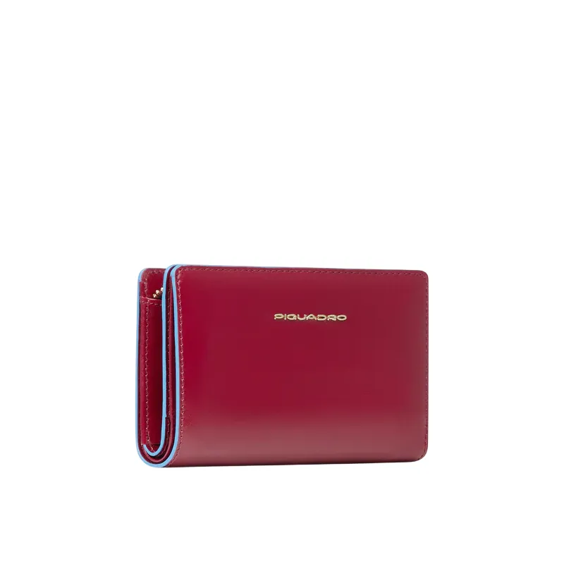 Portafogli donna Piquadro Blue Square con porta monete,... 2