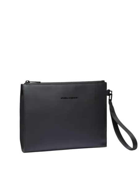Piquadro C2OW iPad®11 wasserdichte Stoff-Tasche, schwarz