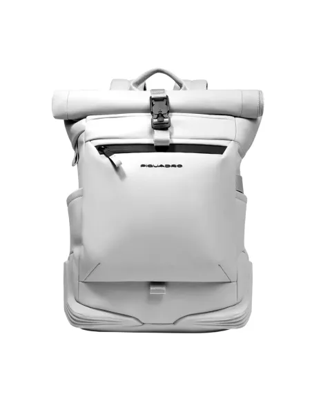 Zaino Piquadro Roll-Top Porta PC, bianco