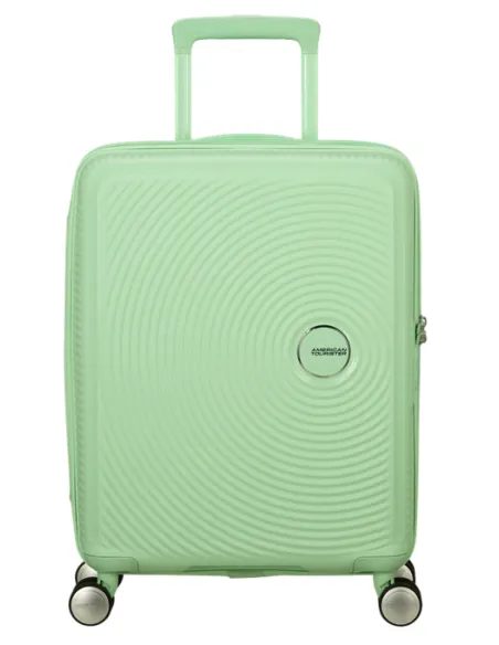 American Tourister Soundbox 55 cm expandable trolley, Pastel Green