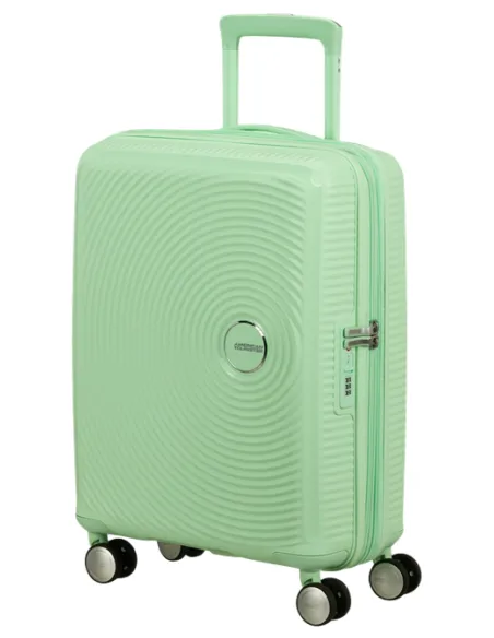 Erweiterbarer 55 cm Trolley American Tourister Soundbox, Pastel Green