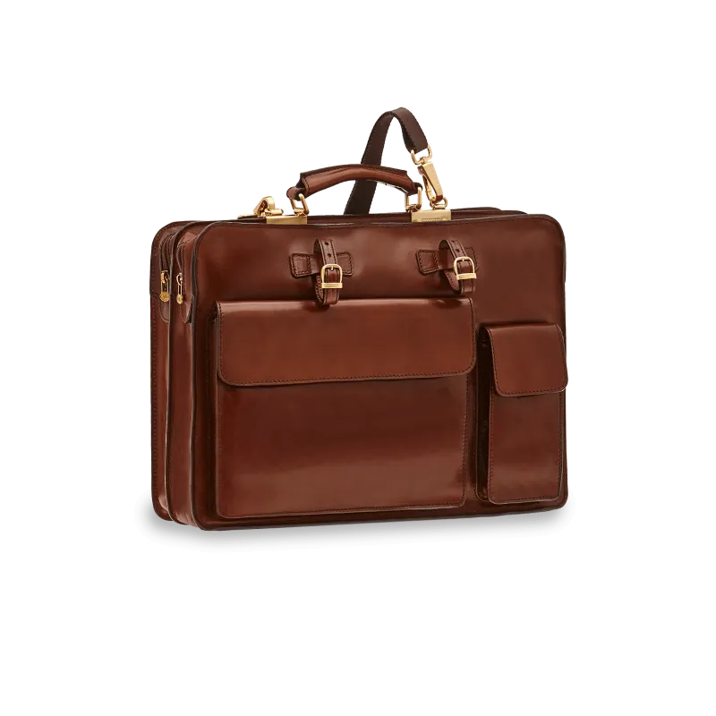 Cartella The Bridge con doppio scomparto e tasche frontali