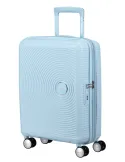 Trolley 55 cm espandibile American Tourister Soundbox, Pastel Blue
