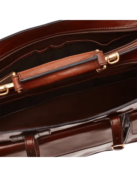 Cartella The Bridge con doppio scomparto e tasche frontali