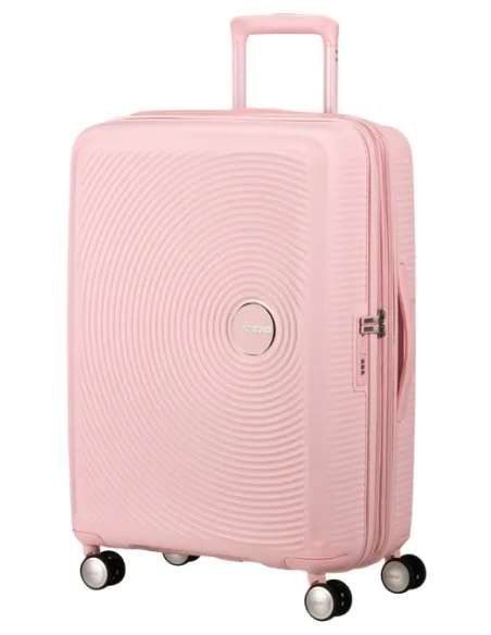 Mittelgroßer Hartschalen-Trolley Soundbox, Pastel Pink