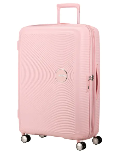 Trolley Grande espandibile American Tourister SoundBox, Pastel Pink