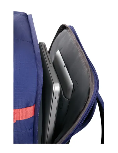 American Tourister Take2Cabin Medium-sized travel backpack with laptop holder, Dusk Purple-Sunset Coral