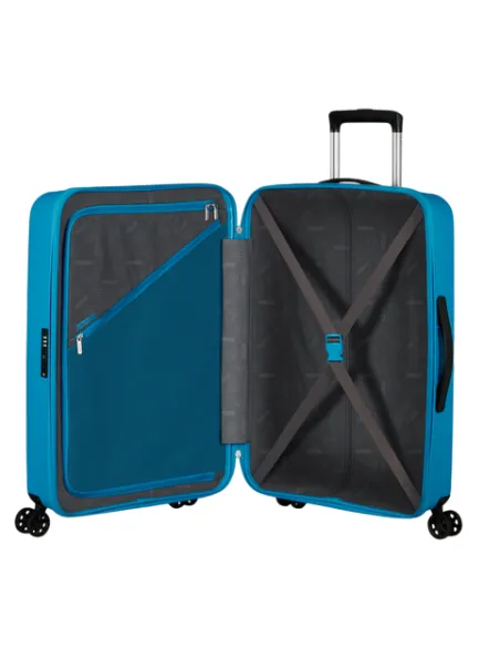 Mittlerer Trolley-Koffer American Tourister Rejoy, Azure Blue