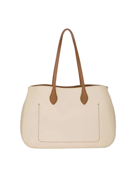 Bric's Gondola Einkaufstasche, creme-braun