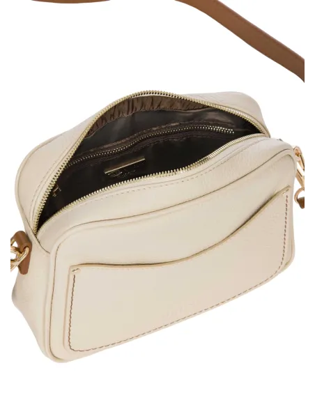 Borsa a tracolla Brics Magnolia, panna-cuoio