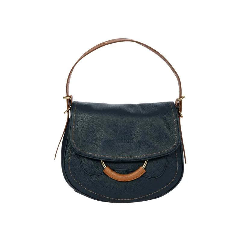 Borsa a spalla in pelle Brics Gondola , blu