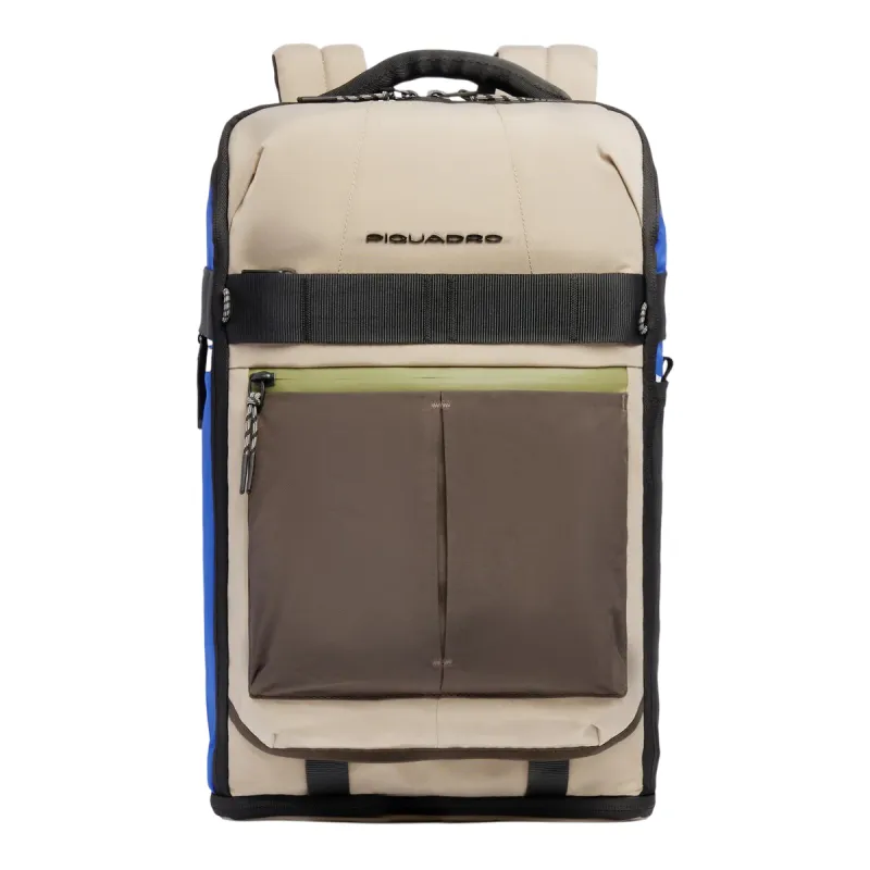 Piquadro Arne travel backpack with laptop compartment,...