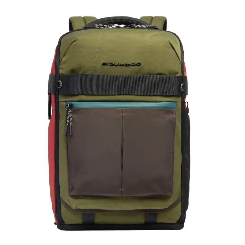 Piquadro Arne travel backpack with laptop compartment,...