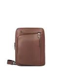 Borsello uomo in pelle porta iPad® Piquadro Cronus, marrone
