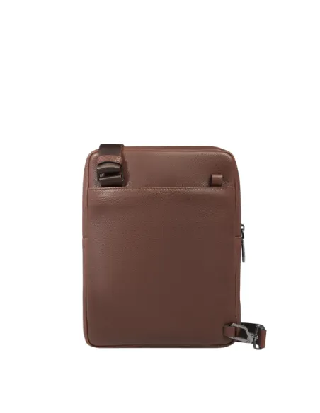 Piquadro Cronus iPad® Leather Men's Cross-Body Bag, brown