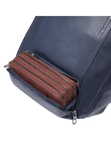 Piquadro Cronus 15.6 leather laptop...