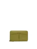 Piquadro Ashley women's zipped leather wallet, green