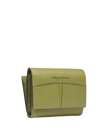 Piquadro Ashley small women's wallet, green