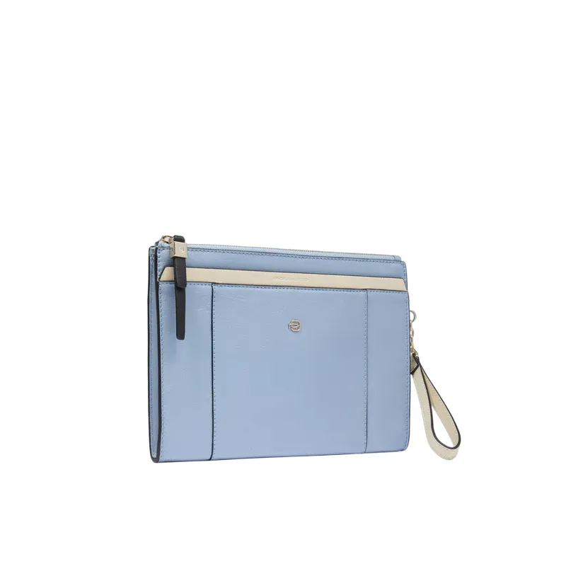 Pouch donna porta iPad mini in pelle Piquadro Circle,... 2