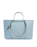 Shopping Piquadro Circle con porta pc, azzurra-beige