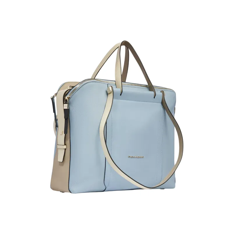 Borsa donna due manici in pelle Piquadro Circle,... 2