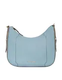 Borsa a spalla in pelle Piquadro Circle, azzurra-beige