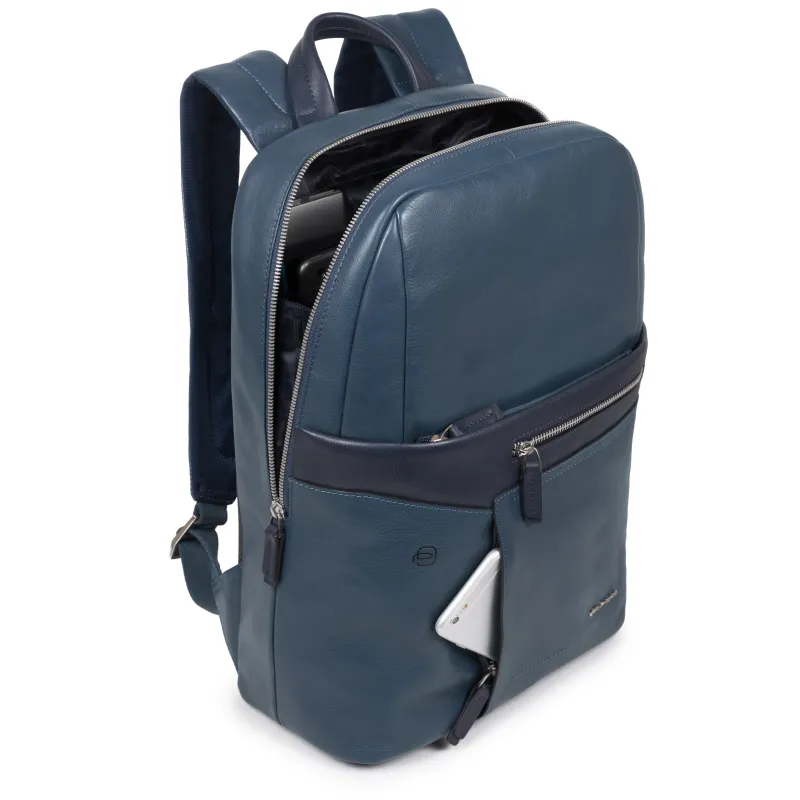 Zaino in pelle PQ Cary, blu 2