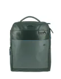 Piquadro Blue Square Revamp Laptop-Rucksack mit iPad®-Fach und Diebstahlsicherung, grün-grau