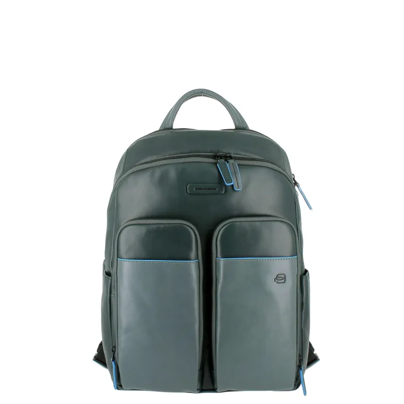 Zaino Porta notebook Blue Square Revamp verde-grigio