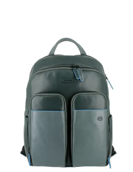 Blue Square Revamp Notebook Backpack, green-grey