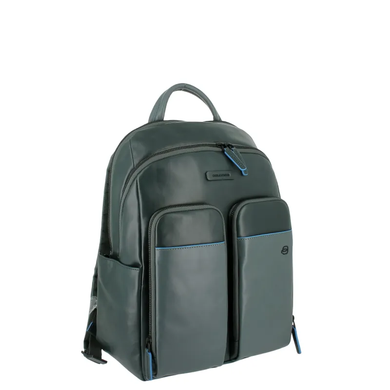 Blue Square Revamp Notebook Backpack, green-grey 2