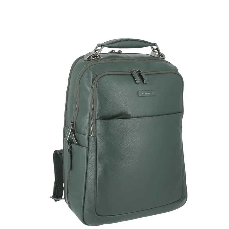 Zaino in pelle porta pc da 15,6" Modus Special, verde 2