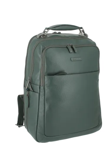 Zaino in pelle porta pc da 15,6"...