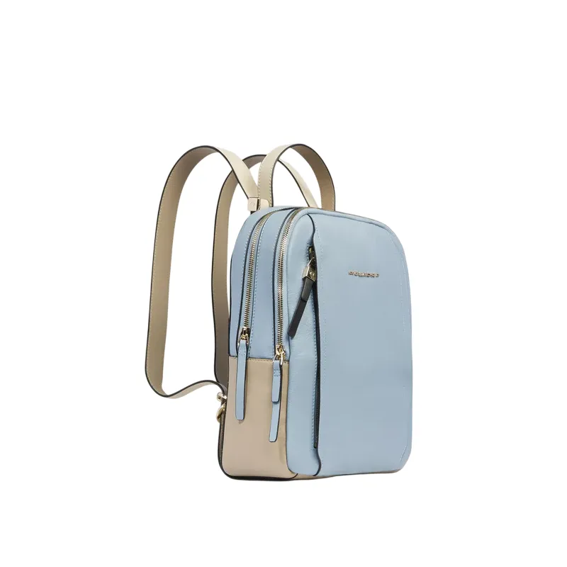 Zaino donna porta iPad® Pro12.9" PQ Circle, azzurro-beige 2