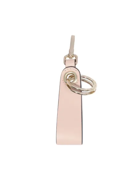 Piquadro Circle women's key ring with snap hook, pink