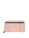 Damengeldbörse mit Reißverschlussoffnung Piquadro Circle, rosa-weiß