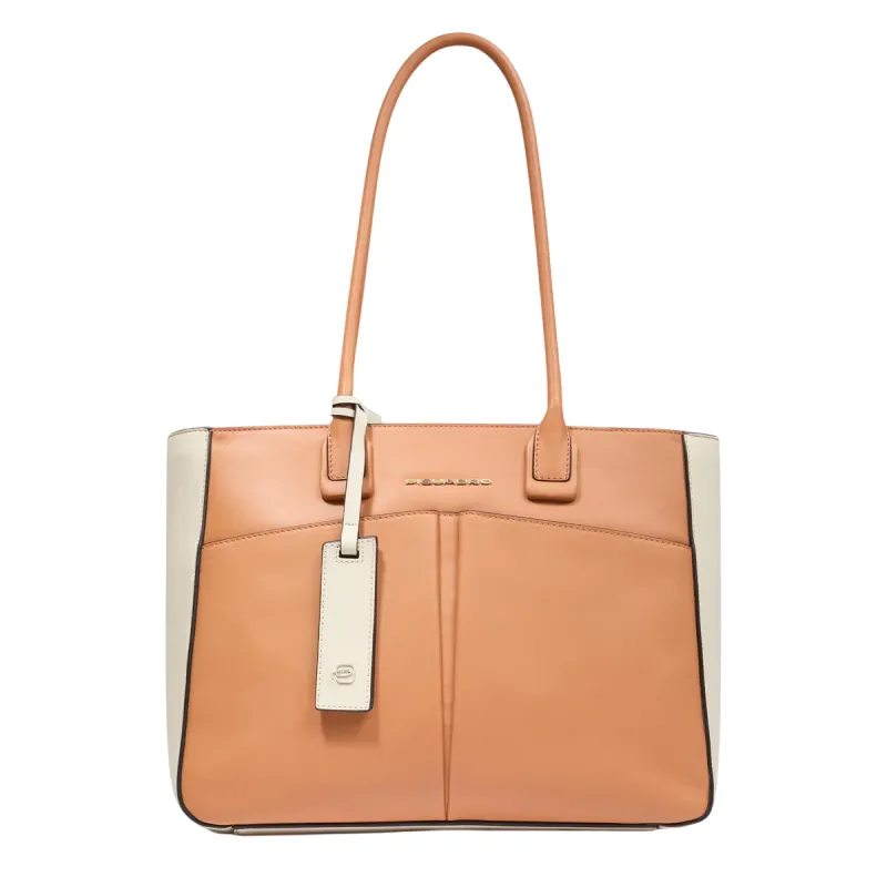 Piquadro Ashley 14 computer shopping bag, orange